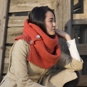 PC22 Convertible Button Scarf Pattern Download