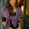 109DE Rhombus Feather Shawl - Copy