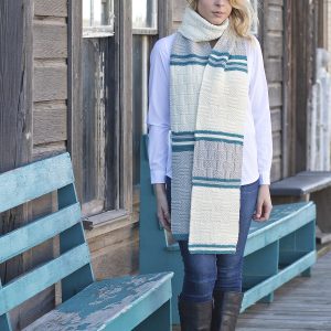 PC75 Cabin Retreat Scarf Pattern Download