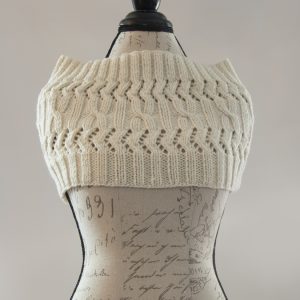 Cowl Cable rib scarf and cowl_cropped