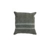 Pillow - Heritage Stripe - Charcoal with Canyon Shadow