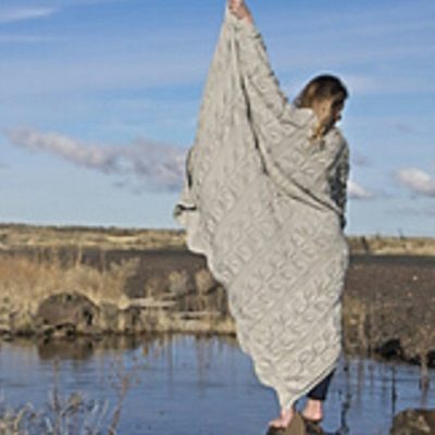 Sunflower Stalk Throw