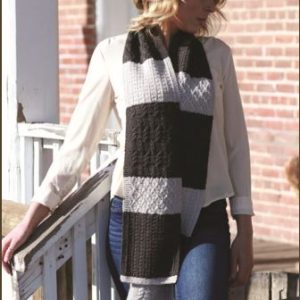 KC74 Textured Tundra Scarf Kit - 2 Color, Color Block Option