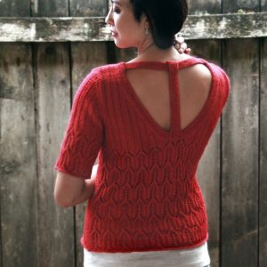 PC58 Open Back Lace Pullover Pattern - Download