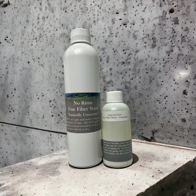 Fiber Wash Unscented on concret wool wash