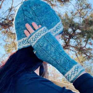PC183 Mary Jane Hat & Mitts Pattern Download