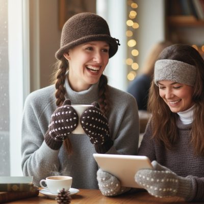 thrum mittens coffee merino wool