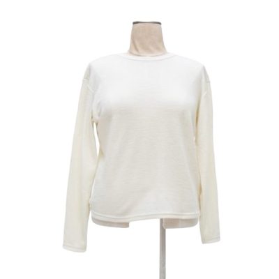 merino wool long sleeve shirt on white merino wool