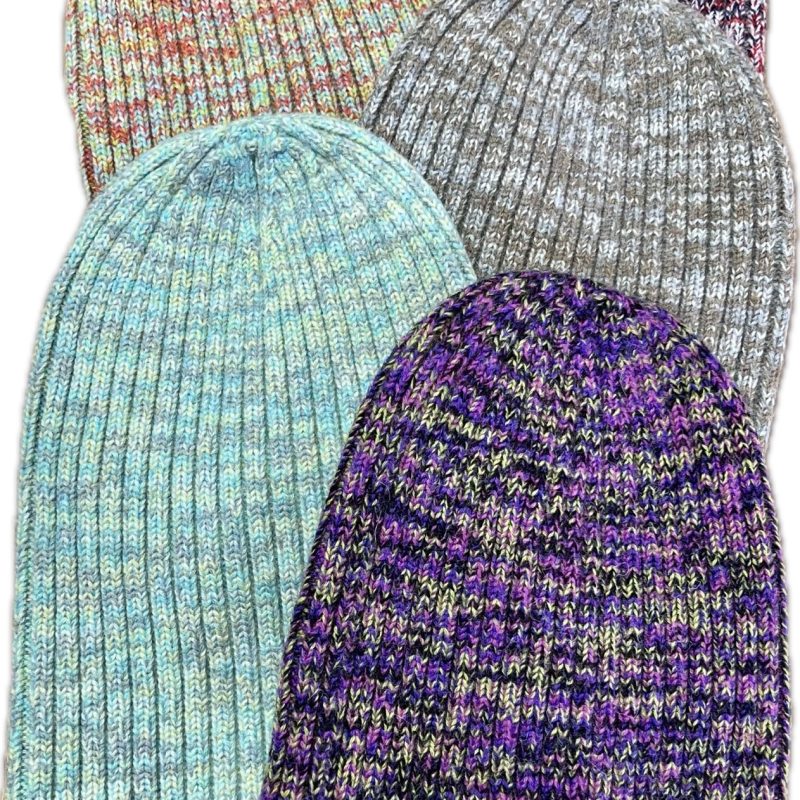 Gradient Alpaca Beanie - Charcoal Melange