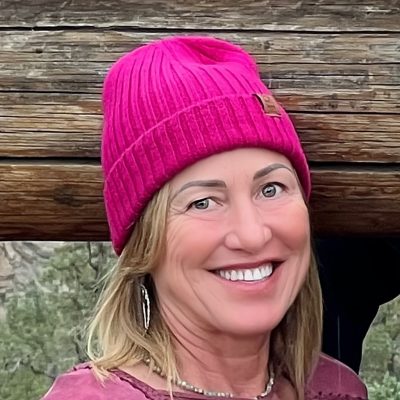 Ribbed Beanie Prickly Pear alpaca merino wool