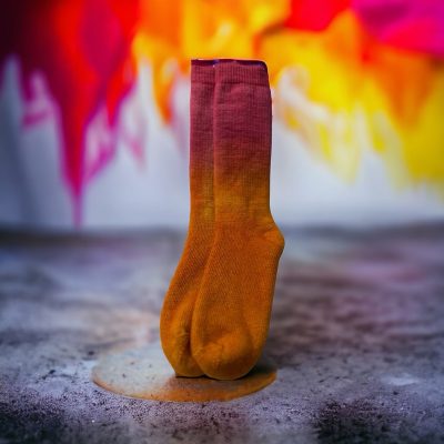 Alpaca Merino Sock Kit - Dye It Yourself Mosaics Pink Pumpkin Alpaca Merino Sock Kit - Dye It Yourself Mosaics Pink Pumpkin