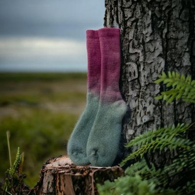 Alpaca Merino Sock Kit - Dye It Yourself Mosaics Pistachio Blush Alpaca Merino Sock Kit - Dye It Yourself Mosaics Pistachio Blush