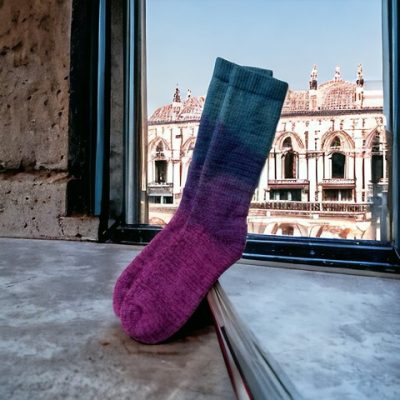 Alpaca Merino Sock Kit - Dye It Yourself Mosaics Sage Berry Alpaca Merino Sock Kit - Dye It Yourself Mosaics Sage Berry