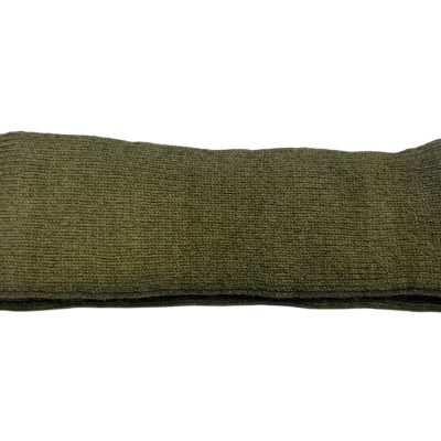 Plain Olive Headband alpaca merino wool