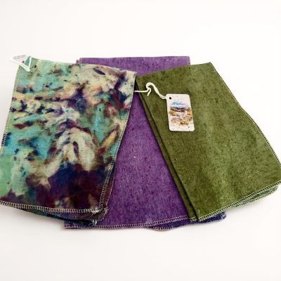 Modernism collage wool cotton hemp blend