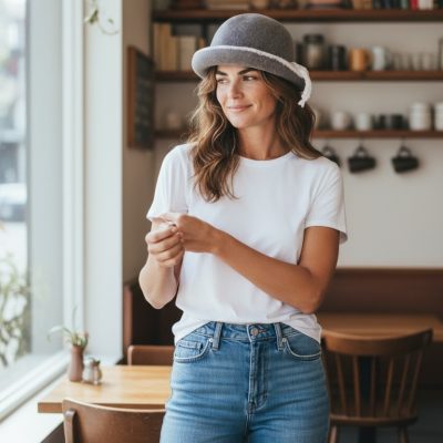 Cloche cafe merino wool