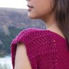 Open Chevron Tunic up close