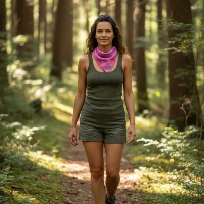 Lavender and roses Model merino wool