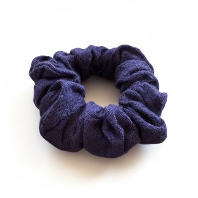 Scrunchie Deep Purple merino wool