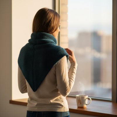 rustic shawl on shoulders rustic shawl on shoulders