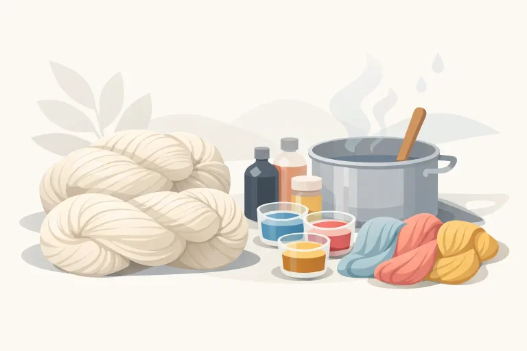 Choosing Undyed Yarn for Dyeing