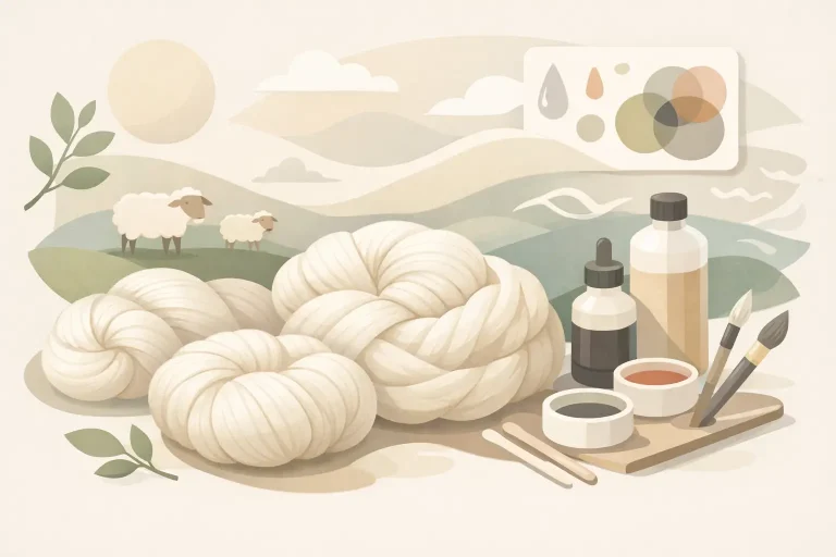 Choosing Undyed Wool Bases for Indie Dyers